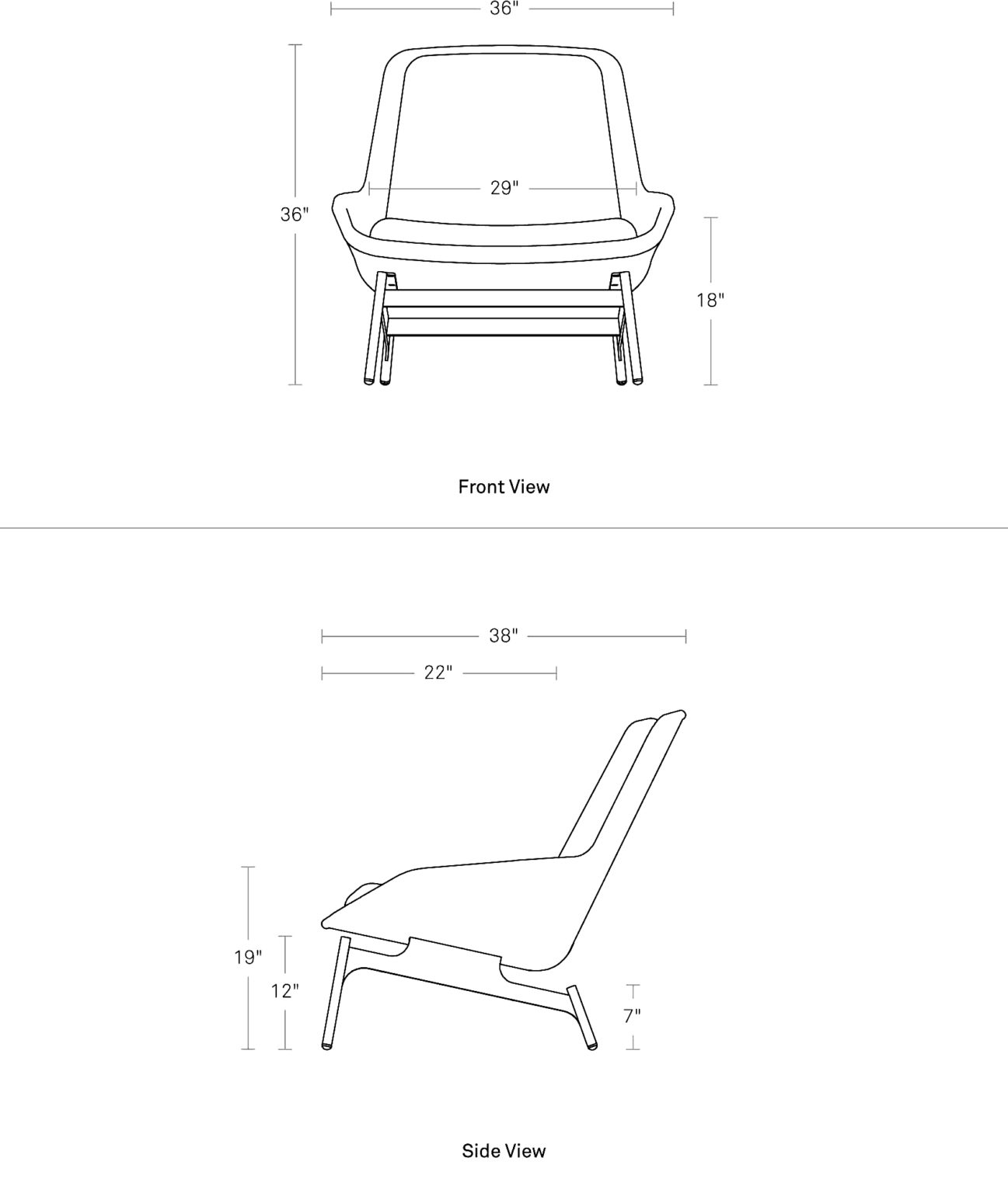 【Archetypal】Field Lounge Chair Lounge Chair by Blu Dot Hong Kong