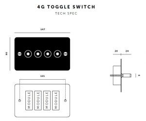 4G TOGGLE SWITCH